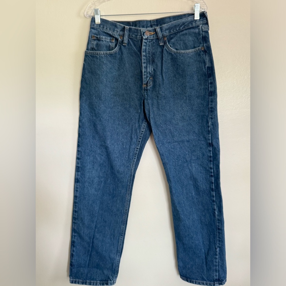 WRANGLER Regular Fit Premium Quality Denim Jeans - Men's Size 32x30 Blue 96501DS